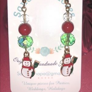 Cute snowmen earrings!❄️